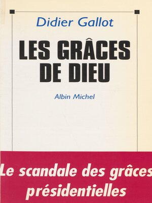 cover image of Les grâces de Dieu